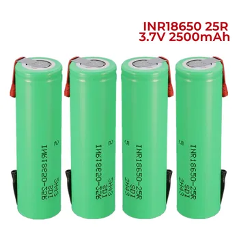 1-20PCS 25R 18650 Lítiová Nabíjateľná Batéria INR18650 25 R M 3,7 V Vysokého Výtlačného 20A Napájanie Bateria Zváranie Niklu