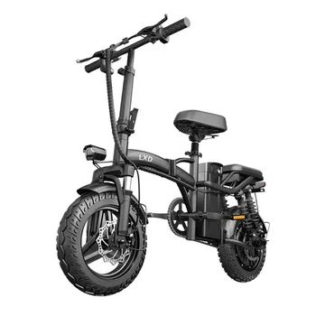 14 Palcový Bike Skladacie Elektrický Bicykel Tri Cestovné Režimov Viacerých Šok Absorpcie Dizajn Dve Nabíjacie Metódy