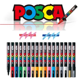 1pcs Uni POSCA Marker Pero, PC-3M maľovať graffiti pero na plagát, reklama graffiti umenia maľby