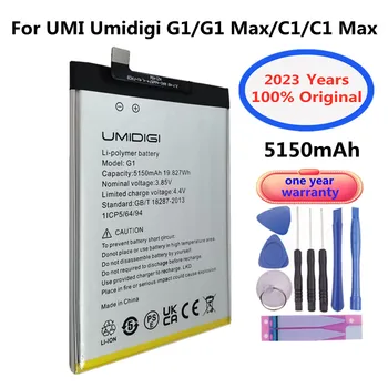 2023 Rokov 100% Originálne Batérie Pre UMI Umidigi G1 / G1 Max / C1 / C1 Max 5150mAh Vysokej Kvality Telefón Bateria Batérie Na Sklade