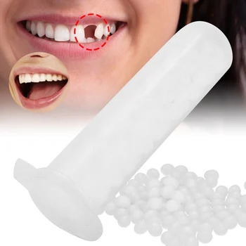 3Pc Rozložiteľný Bezpečné, Netoxické Neškodné Potraviny Triedy Dočasného Zuba Opravy Korálky Chýba Zlomené Zuby, Zubné Zuba Výplň Materiál