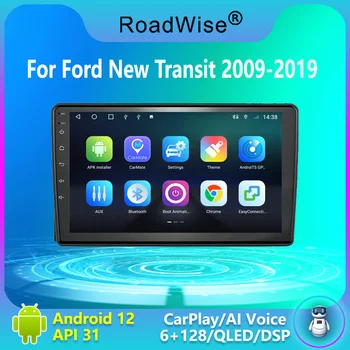 8+256 Android 12 autorádia Carplay Pre Nový Ford Tranzit 2009 - 2019 Multimediálne 4G Wifi DVD Navy GPS 2DIN 2 DIN Autoradio Stereo