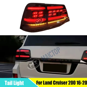 Auto LED Dynamický zadné svetlo na Land Cruiser 200 LC200 2016-2020 koncových svetiel do Hmly Osvetlenie Deň Beží Svetlo