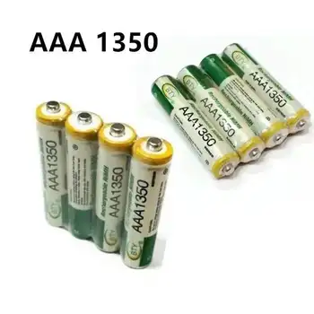 Batterie Nabíjateľné NI-MH 1.2 V AAA1350 1800 mAh pour horloges, souris, ordinateurs, jouets, nouveauté AAA