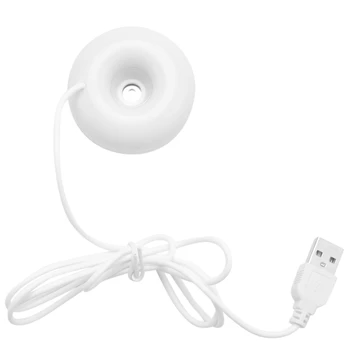 Biela šišku zvlhčovač usb office desktop mini pračka prenosné tvorivé čistička vzduchu biely
