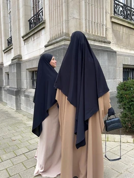 Eid Modlitba Odev Hidžáb Dlho Khimar Ramdan Moslimských Dlho Headcarf Ženy Jeden Kus Jilbab Jubha Islamskej Hijabs Musulman Dejellab