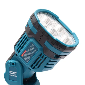 Elektrické LED Osvetlenie Nočný Rybolov Núdzové Svietidlo Sklopné Vonkajšie Kempingové Svietidlo Svietidlo Nabíjateľné Pre Makita Batérie 18V