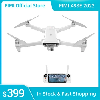 FIMI X8SE 2022 V2 Fotoaparát Drone 4K profesionálne Quadcopter fotoaparát RC Vrtuľník FPV 3-os Gimbal 4K Kamera GPS RC Drone