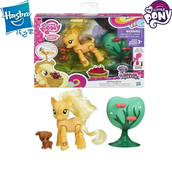 Hasbro Anime Môj Malý Pony Fluttershy Applejack Rainbow Dash Hnuteľného Spoločné Údaje Model Bábiky Hračky Kolekcia Dekorácie, Darčeky