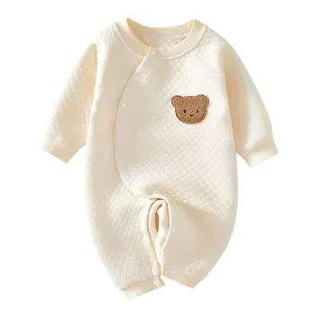 Jeseň Detské oblečenie 100% bavlna Zimné súpravy pre baby Kombinézu pre novorodencov detské oblečenie od 0 do 12 mesiacov