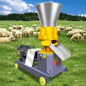 Krmivo Granulátor Domácnosti Plne Automatický Stroj Balónové Častíc Zariadenia Na Chov Veľkých Granulačného Stroj S Motorom