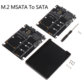 NGFF Na SATA 3 Externý HDD Enclosure MSATA SSD Adaptér M. 2 SATA Protokol Adaptér Doska