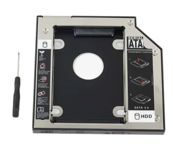 NOVÉ 12.7 mm, SATA 2. SSD HDD Caddy Pre DELL Vostro 1450 1540 Pevný Disk Caddy Prípade