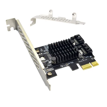 PCIE na SATA Rozširujúca Karta Marvell 9125 Čip karty PCI Express X1 2 Portu SATA 3.0 6Gb Adaptér Radič PCI-E SATA Rozšírenie Karty