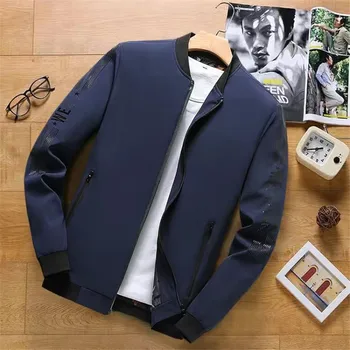 Plus Veľkosť M-8xl Golf Nosiť Muži Bunda na Jar Jeseň Tenké Kórea Fashion Golf Oblečenie Muž Bežné Obchodné Coats Golf Bundu,