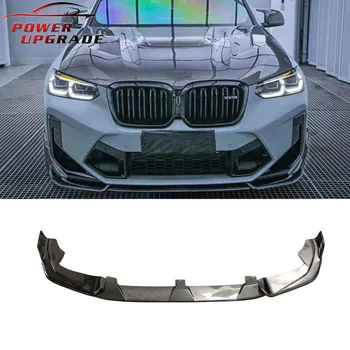 Pre BMW X4M F98 X3M F97 LCi 2022 Uhlíkových Vlákien Predné Pery Predný nárazník Telo Kit Retrofit príslušenstvo