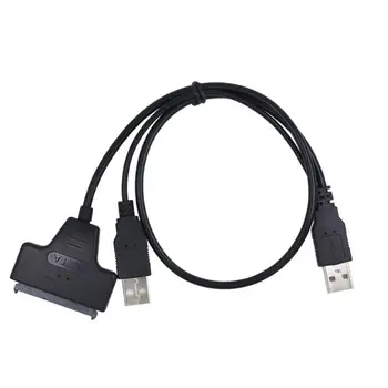 Sata Na USB 2.0 Pevný Ovládač Adaptéra Podporu 2.5 Palcov HDD 7+15 kolíkový SATA Pevný Disk, Kábel usb Adapter Pre SATA SSD & HDD Konvertor