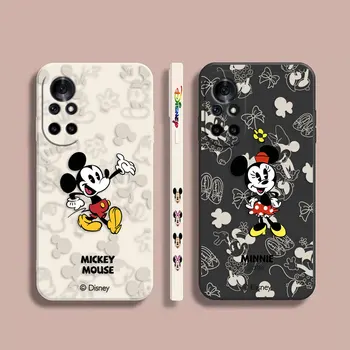 Telefón puzdro Na Huawei NOVA 7 6 5I 5 4 3 3I 2S 2 8 10 SE PRO PLUS 5G puzdro Funda Cqoue Shell Capa Funny Mickey Minnie Mouse