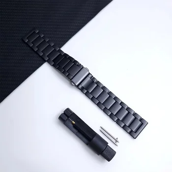 Titán Popruh Pre Huawei Sledujte 3 46 mm Watch3 GT2 Pro GT2 46 mm band & Magic hodinkám Kovová spona z Nerezovej ocele Náramok
