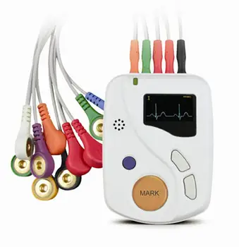 TLC6000 Contec 48h Záznamu a Analýzy,Dynamické EKG holter 12--Kanálové EKG stroj