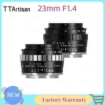 TTArtisan 23 mm F1.4 MF Objektív pre Sony E Mount a6300 Fuji XA XT3 XE pre Canon M6 Panasonic Olympus M43 Nikon Z30 Z50