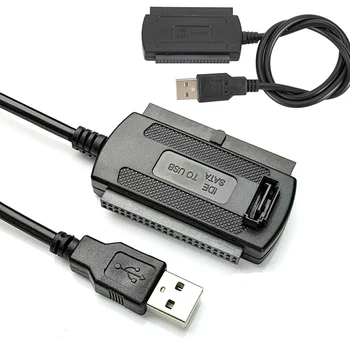 USB 2.0, Ak IDE Adaptér Converter Kábel Pre 2.5 A 3.5 Palcový Pevný Disk HD