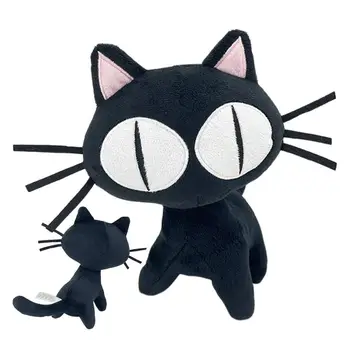 Vtipné Čierna Mačka, Plyšové Hračky Plyšové Zvieratko Anime Trigun Stampede Bábika Plyšový Vankúš Mäkký Vankúš Domova Detí Narodeninám