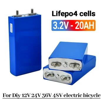 Vysoká Kvalita 3.2 V 20Ah LiFePO4 Batérie Článková Lítium-Železo-Fosfát Hlboké Cykly pre Diy 12V 24V 36V 48V Slnečnej Energie UPS Power