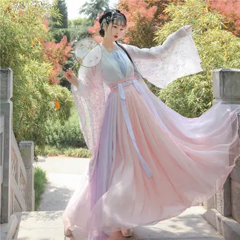 Čína tradičné Hanfu vyhovovali žena archaický študentov super víla šaty, oblek žien Cosplay čínske šaty tradičné vestidos