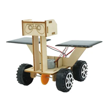 Študent Vedy a Techniky Malé Výroby Solárnych Mesiac, Mars Rover Robot Hobby Ručné Materiálov Fyzika Hračka Kmeňových Hračky