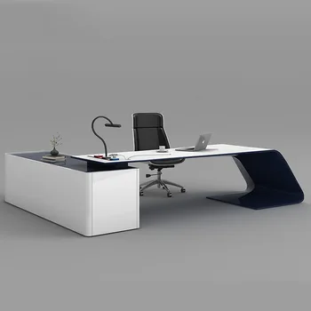 Šéf Prezident Stôl Jednoduchý Moderné Módne Správca Stôl Business Kancelársky Nábytok